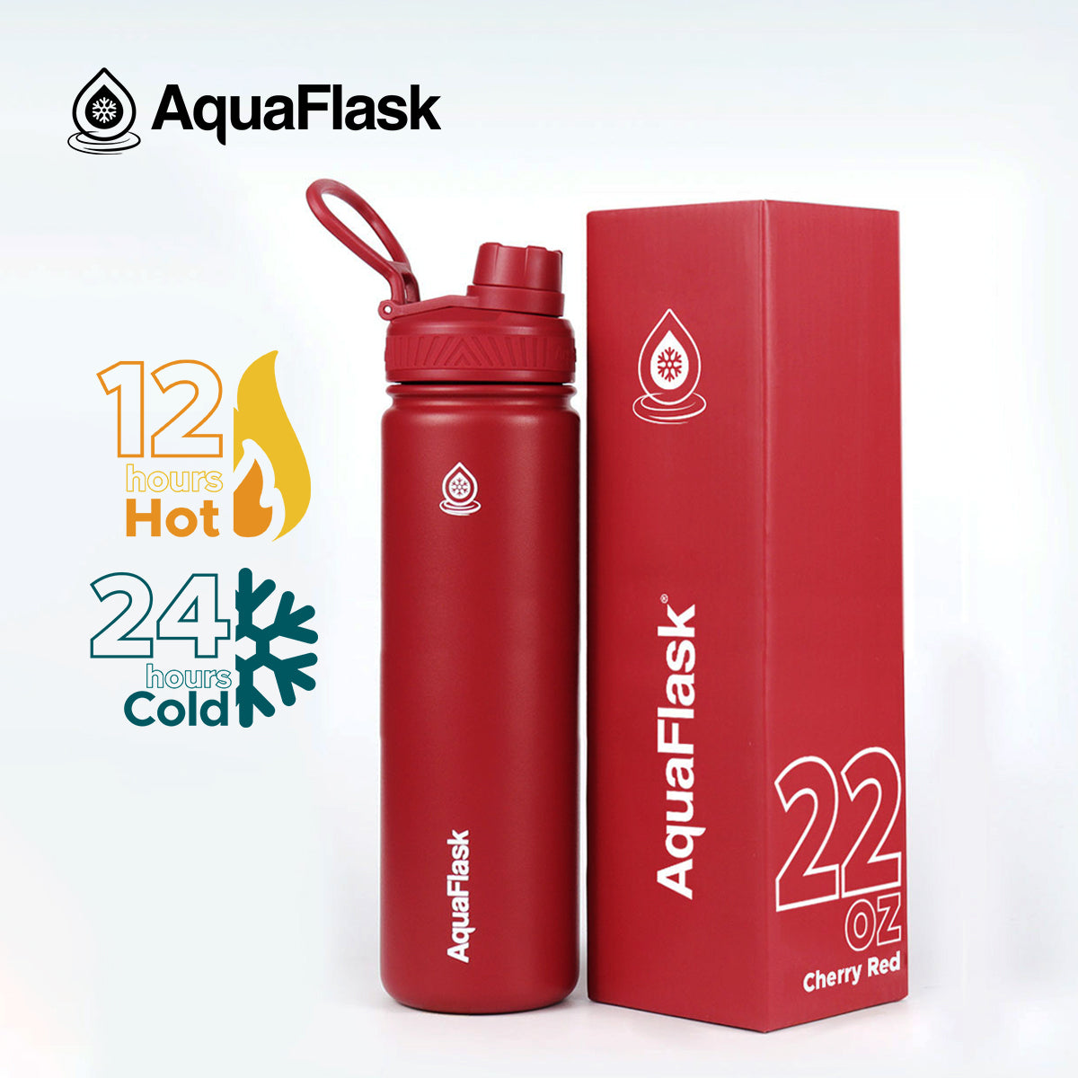 AquaFlask Original Vacuum Insulated Water Bottles 650ml (22oz)